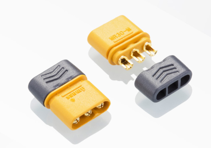 耐高溫航模插頭MR30-M，安全型三孔接插件MR30