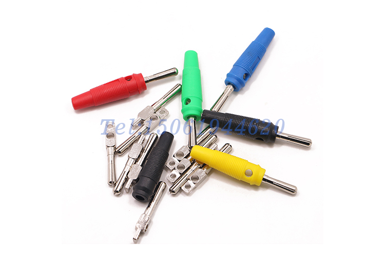 批發(fā)香蕉插頭4mm十字焊接插頭燈籠型 25.414