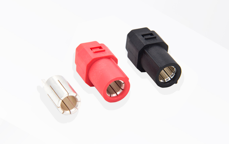 SH8.0-F 8mm防反插大電流插頭鋰電連接器母頭