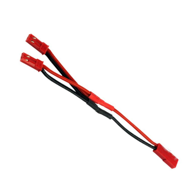 AMASS出品 JST并聯(lián)線 線長7cm 1公2母 電流穩(wěn)定 16AWG硅膠線