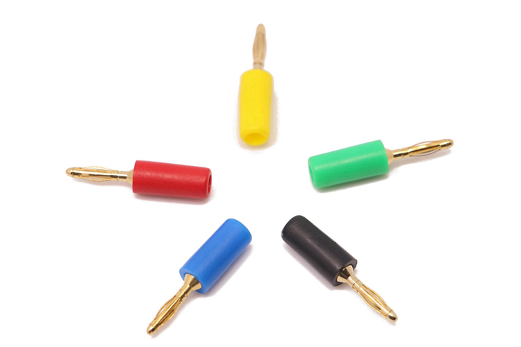 25.203 純銅鍍金2mm香蕉插頭焊接型實(shí)驗(yàn)測(cè)試線插頭PE耐電流10A