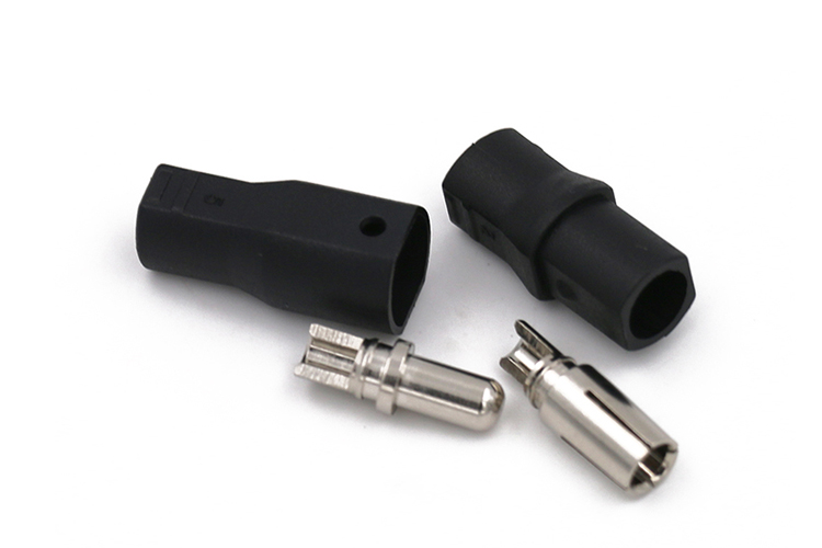 艾邁斯SH4.0U 4mm帶護(hù)套防脫香蕉插頭連接器銅鍍鎳AMASS模型配件