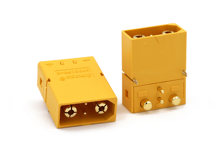 艾邁斯XT90IPW航模連接器臥式板式XT90PW(2+2) AMASS正品模型插頭