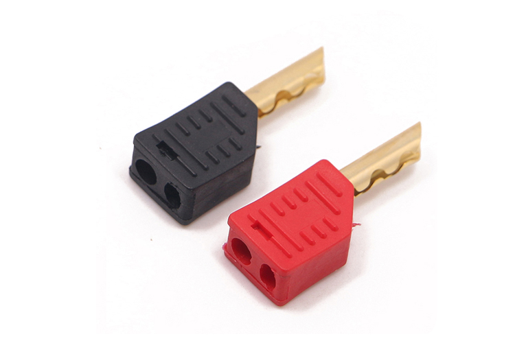 4mm空心香蕉插頭全銅鍍金大電流PE塑殼焊接型公母同體可疊插熱賣 25.425