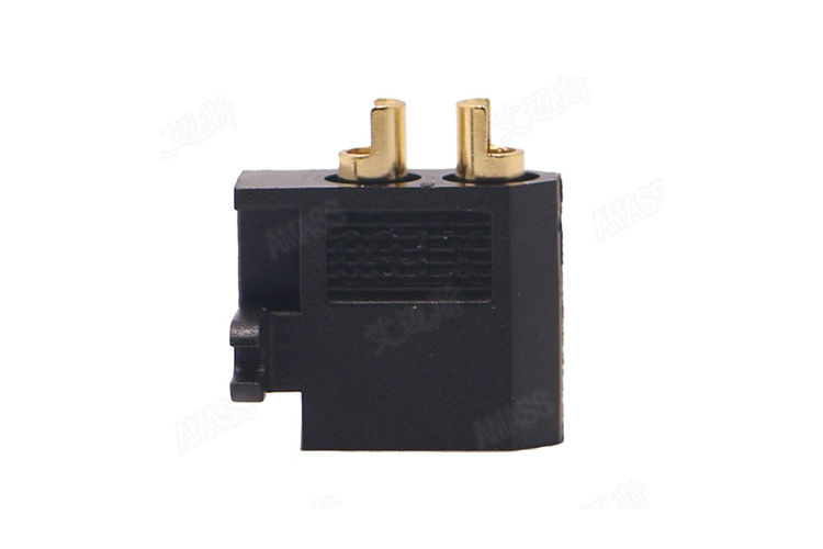 艾邁斯側(cè)臥式航模插頭XT60C-M兼容XT60系列母頭AMASS新品連接器