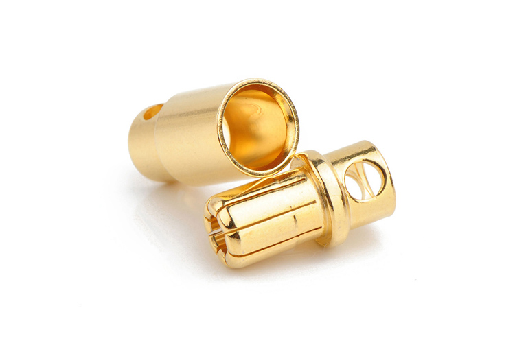 艾邁斯8mm香蕉插頭電機電調(diào)純銅鍍金航模連接器Amass熱賣模型配件