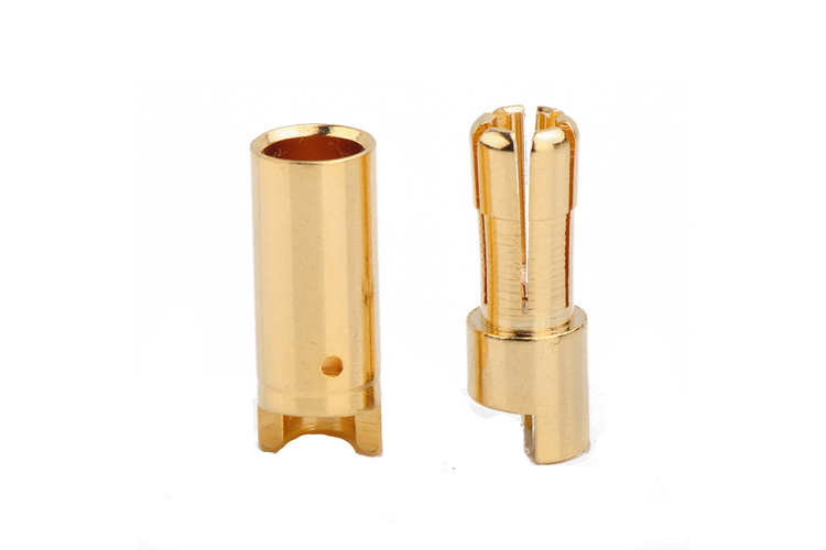 AMASS 5.5mm香蕉插頭 耐80A 鍍厚24K金 模型馬達電機電調(diào)連接金插