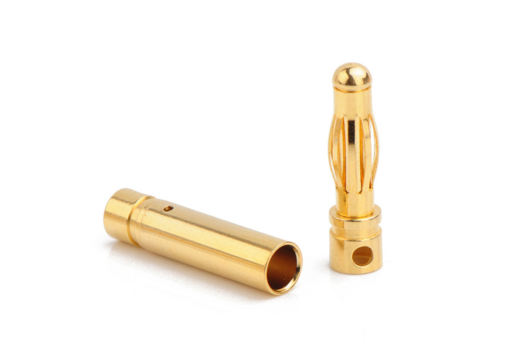 艾邁斯4mm香蕉插頭長型電機電調(diào)純銅航模連接器Amass熱賣模型配件